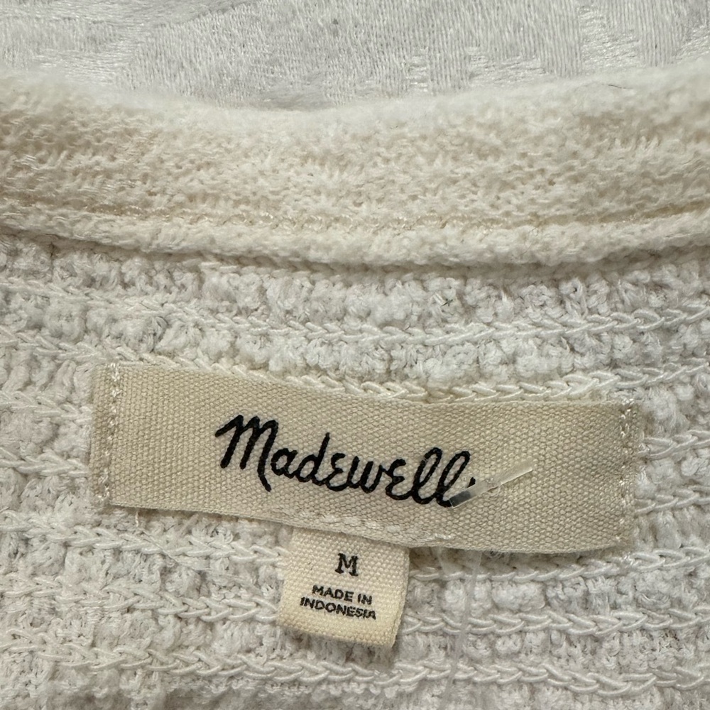 Madewell Superlight Jacquard Embroidered Smocked Top organic cotton - Picture 5 of 8